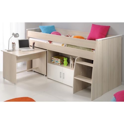 3480940226246 - Parisot Hochbett Charly 4 - mit ausziehbarem Schreibtisch 3480940226246 - Parisot Hochbett Charly 4 - mit ausziehbarem Schreibtisch