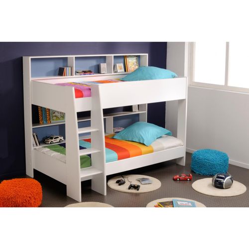 3480940165668 - Etagenbett mit Ablagefächern Tam-Tam 1 Weiß 3480940165668 - Etagenbett mit Ablagefächern Tam-Tam 1 Weiß