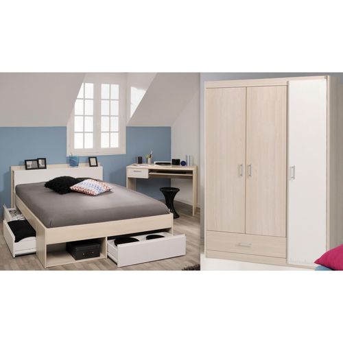 3480940284512 - Schlafzimmer-Set Most 74 Akazie-Weiß 3480940284512 - Schlafzimmer-Set Most 74 Akazie-Weiß