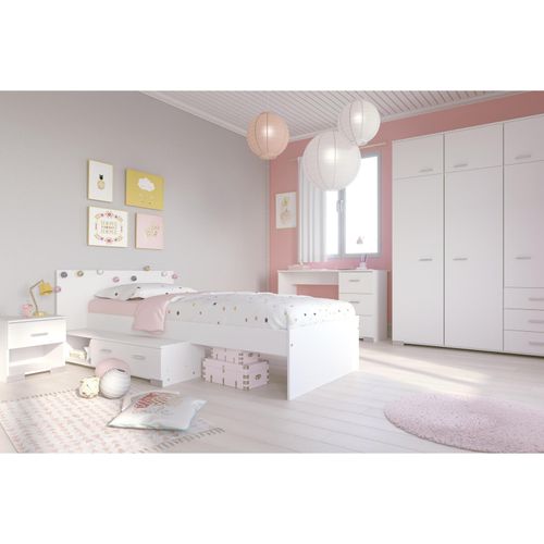 3480940279259 - Kinderzimmer Set 4tlg Galaxy 152 Weiß 3480940279259 - Kinderzimmer Set 4tlg Galaxy 152 Weiß