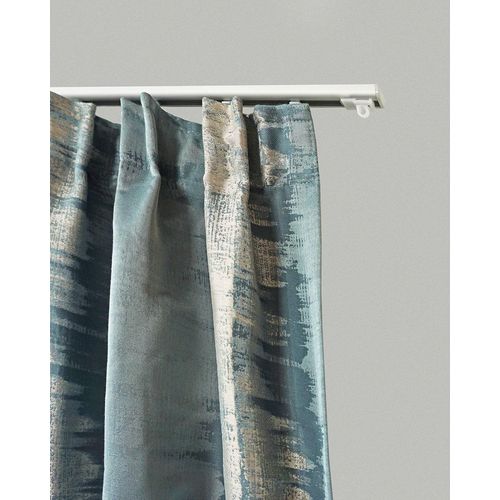 9002777252393 - Gardinenschiene GARESA 100 Gardinenstangen Gr L 590 cm 1 läufig grau (aluminiumfarben) Gardinenschienen schlichte Aluminium-Innenlaufgarnitur verlängerbar Deckenmontage