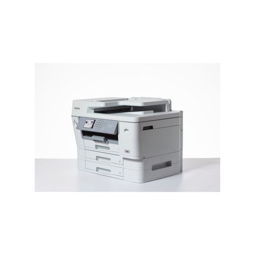 4977766818063 - MFC-J6957DW - Multifunktionsdrucker - Farbe - Tintenstrahl - A3 Ledger (Medien) - bis zu 25 Seiten Min (Kopieren) - bis zu 30 Seiten Min (Drucken) - 850 Blatt - 336 Kbps - USB 20 LAN Wi-Fi(n) NFC USB 20-Host