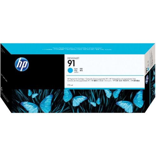 0882780987210 - Hewlett Packard - hp 91 775 ml pigmentblekkpatron med Vivera-blekk cyan Druckerpatrone 1 Stück(e) Original