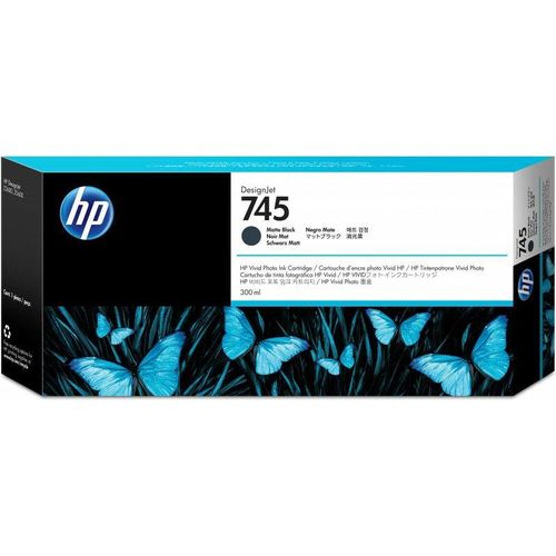 0725184104688 - Hp Ink No 745 HP745 hp 745 Matt Black Schwarz (F9K05A) (F9K05A) - Hewlett Packard