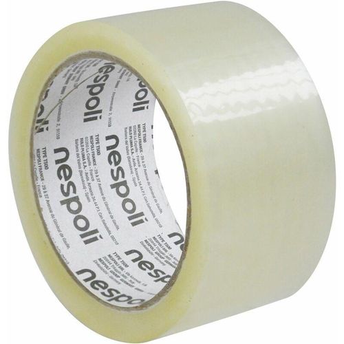 3524141947088 - Profi Packband transparent leise abrollend 50 mm x 66 m Packband - Nespoli