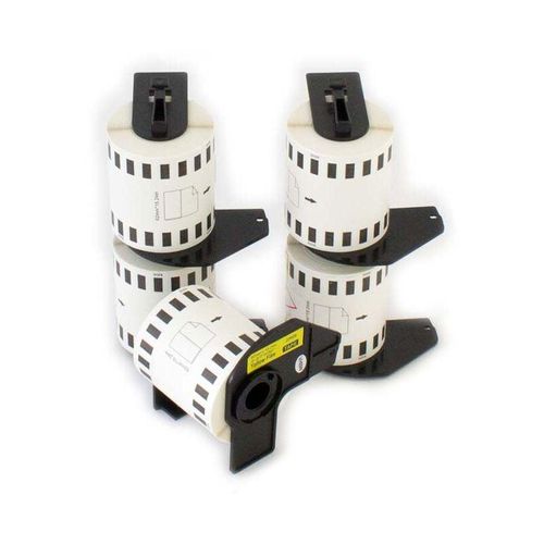 4068201894114 - 5x Etiketten-Rolle mit Halter 62mm x 1524m (1 Etikette) kompatibel mit Brother pt QL720NW Etiketten-Drucker - Premium - Vhbw 4068201894114 - 5x Etiketten-Rolle mit Halter 62mm x 1524m (1 Etikette) kompatibel mit Brother pt QL720NW Etiketten-Drucker - Premium - Vhbw