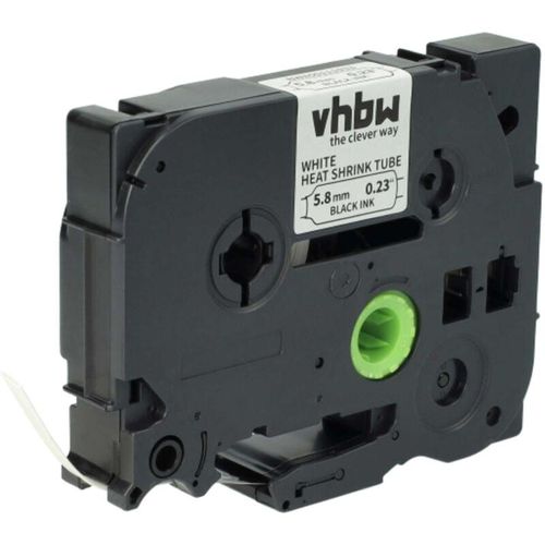 4068201891618 - 1x Schriftband-Kassette kompatibel mit Brother P-Touch PT-E500 Etiketten-Drucker 15m x 58mm Schwarz auf Weiß Schrumpfschlauch-Kassette - Vhbw 4068201891618 - 1x Schriftband-Kassette kompatibel mit Brother P-Touch PT-E500 Etiketten-Drucker 15m x 58mm Schwarz auf Weiß Schrumpfschlauch-Kassette - Vhbw