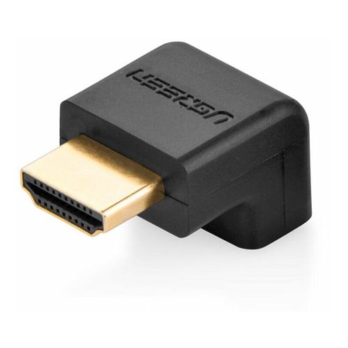 6957303821099 - Ugreen Adapter Winkelstecker HDMI unten Adapter Videokabel-Adapter Abgewinkelter HDMI-Stecker schwarz