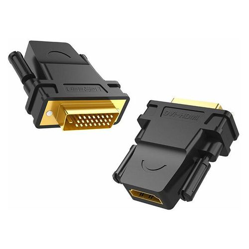 6957303821242 - Hdmi Adapter (weiblich) auf dvi 24 + 1 (männlich) fhd 60 Hz Adapter dvi und hdmi für Monitor schwarz - Ugreen