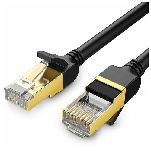 6957303882717 - Kabel Internetkabel Netzwerk Ethernet Patchkabel RJ45 Cat 7 stp lan 10 Gbps 5m Schwarz - Ugreen