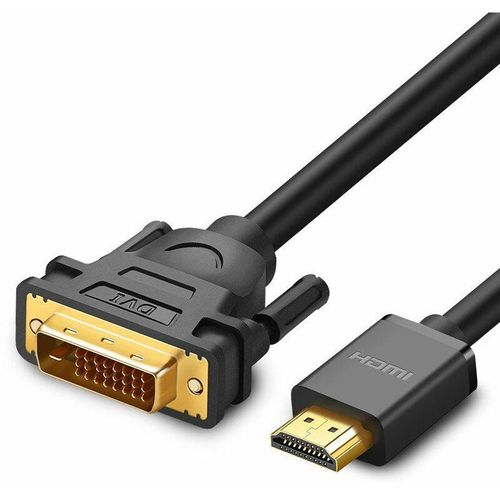 6957303811373 - 5 Meter Kabel Adapterkabel dvi 24 + 1 Pin kompatibel mit dvi 24 + 5 Pin - hdmi Video Kabel Digital Kabel schwarz - Ugreen