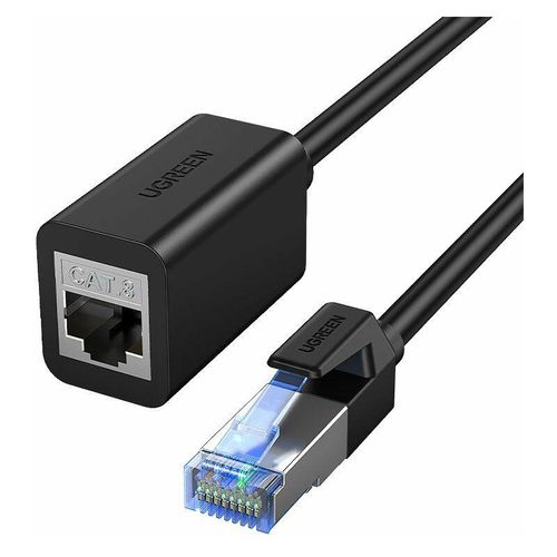 6957303851997 - Verlängerungskabel Ethernet RJ45 Cat8 40000 Mbit s   40 Gbit s 1m schwarz 1 Meter - Ugreen