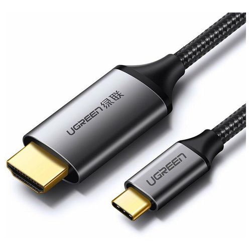 6957303855704 - Kabel hdmi Kabel - usb Typ c 4K 60 Hz 15 m Videokabel Adapter schwarz-grau - Ugreen