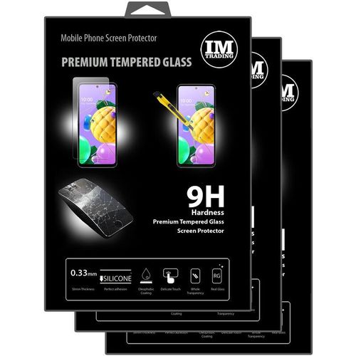 4251810901278 - - cofi1453 3X Panzer Schutz Glas 9H Tempered Glass Display Schutz Folie Display Glas Screen Protector kompatibel mit lg K52