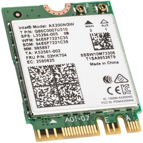 0675901728393 - Wi-Fi 6 AX200 - Netzwerkadapter - M2 2230   M2 1216 - Bluetooth 50 80211ax