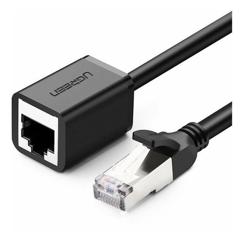 6957303882793 - Verlängerungskabel Ethernet RJ45 Cat 6 ftp 1000Mbps 1m Verbinder Adapter Netzwerk Ethernet-Kabel Schwarz - Ugreen