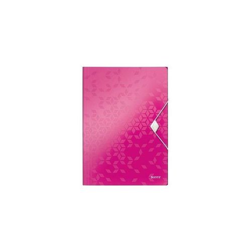 4002432105854 - Eckspannmappe WOW 45990023 A4 pink metallic PP mit 3 Einschlagklappen 4002432105854 Leitz