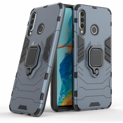 4251810842236 - Markenlos - cofi1453® Ring Armor Kickstand Panzerhülle Bumper kompatibel mit Huawei Y6P Silikon Hard Case Hülle Zubehör Tasche Panzerschale Panzer