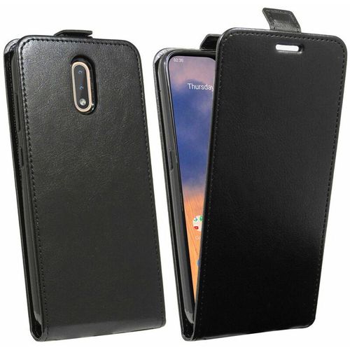 4251678469095 - Markenlos - cofi1453® Flip Case kompatibel mit nokia 23 Handy Tasche vertikal aufklappbar Schutzhülle Klapp Hülle Schwarz - Schwarz