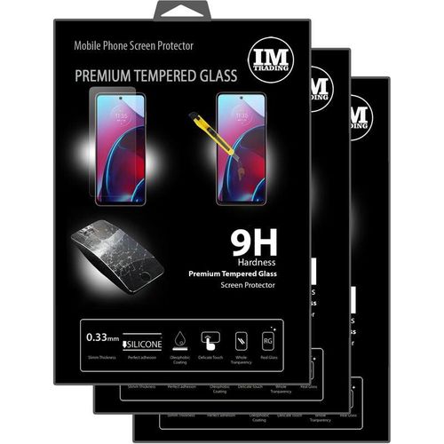 4252021340337 - Markenlos - 3X Schutzglas 9H kompatibel mit motorola moto g stylus 2022 Displayschutzfolie Passgenau Glas