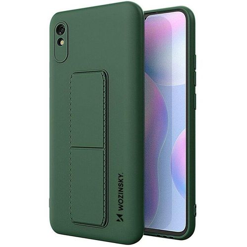 4251810876873 - Markenlos - cofi1453® Kickstand Hülle Bumper aufstellbar kompatibel mit Iphone 12 Silikon Hard Case Schale Zubehör Tasche Schutz mit integriertem