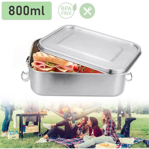 9363092356518 - Edelstahl BrotdoseNachhaltige Lunchbox für Büro Schule Picknick800ml - Tolletour 9363092356518 - Edelstahl BrotdoseNachhaltige Lunchbox für Büro Schule Picknick800ml - Tolletour