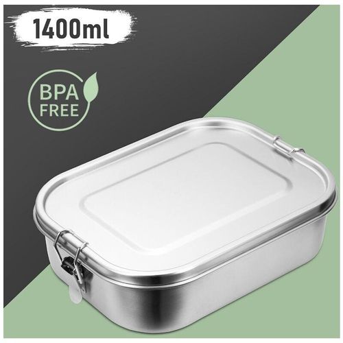 9363092314341 - Edelstahl BrotdoseNachhaltige Lunchbox für Büro Schule Picknick1400ml - Tolletour