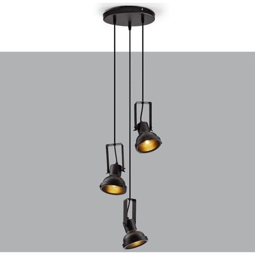 5212017446336 - Pendelleuchte Ruvi in Schwarz E14 3-flammig - black - Nova Luce