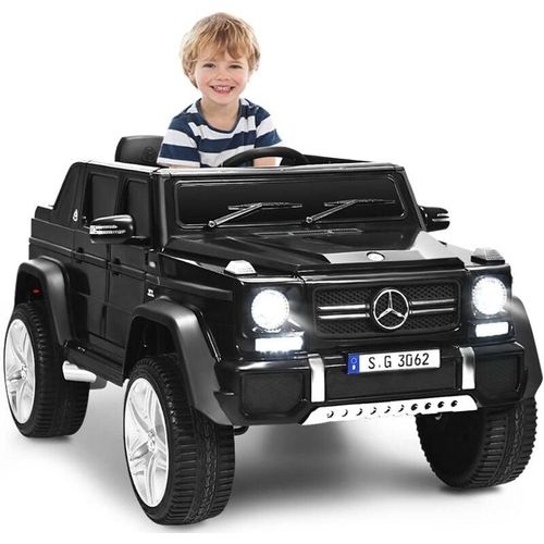 0661706152136 - 12V Mercedes-Benz Maybach Kinderauto mit 24G-Fernbedienung Elektroauto mit MP3 Musik Hupe und LED-Leuchten Jeep Auto 25-55km hm