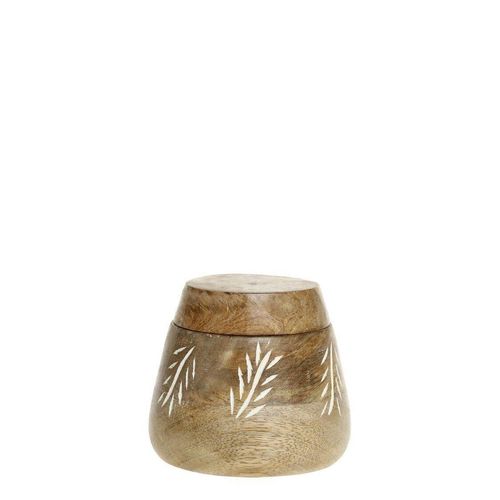 5712750368723 - Chic Antique Verzierte Box mit Deckel 85x10 cm natur Pflanze
