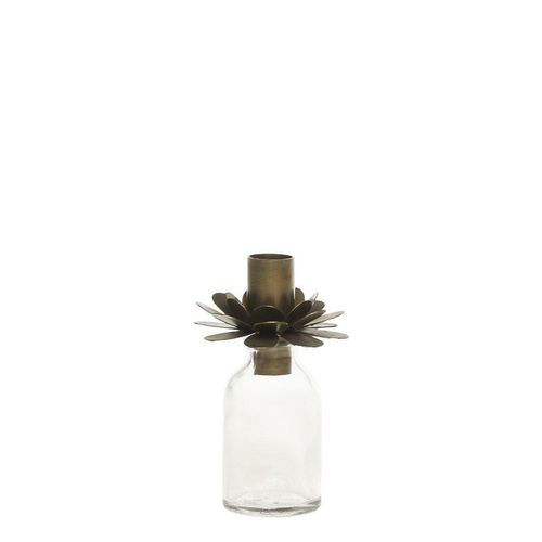 5712750361571 - Chic Antique Flasche mit Kerzenhalter Höhe 75 ∅5 cm 5712750361571 - Chic Antique Flasche mit Kerzenhalter Höhe 75 ∅5 cm