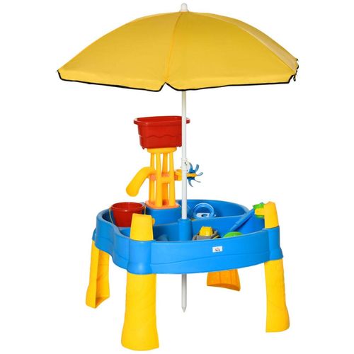 4251774957595 - Sandspielzeug mit Sonnenschirm bunt 725L x 78B x 815H cm spieltisch baby spieltisch ab 1 jahr babyspielzeug ab 1 jahr