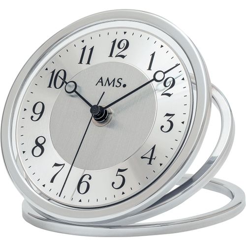 4037445160910 - Funktischuhr AMS Tischuhren silberfarben Tischuhren 4037445160910 - Funktischuhr AMS Tischuhren silberfarben Tischuhren