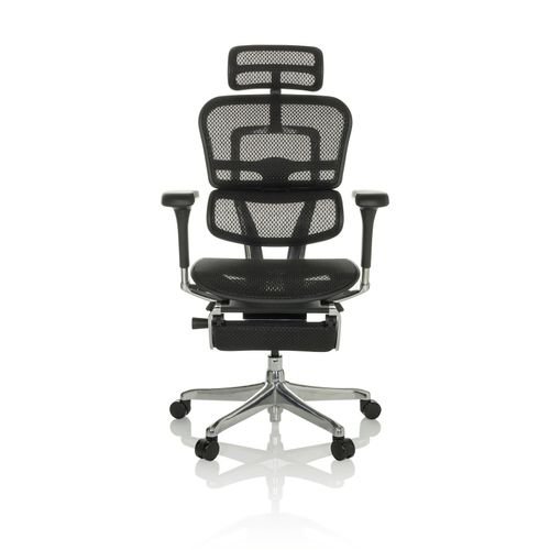 4064323035770 - Luxus Chefsessel ERGOHUMAN PLUS LEGPRO GEN2 Netzstoff mit Armlehnen (höhenverstellbar) hjh OFFICE