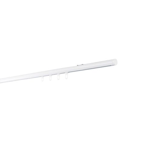 4066866202848 - 20mm1-läufigProfilWandträger miniEndstück cap Farbe Weiß Größe 330cm