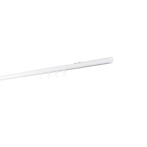 4066866202756 - 20mm1-läufigProfilWandträger miniEndstück cap Farbe Weiß Größe 240cm