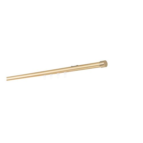 4066866201636 - 20mm1-läufigProfilWandträger miniEndstück cap Farbe Messing-Matt Größe 360cm 4066866201636 - 20mm1-läufigProfilWandträger miniEndstück cap Farbe Messing-Matt Größe 360cm