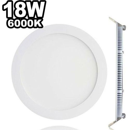 7061117621833 - Spot Encastrable LED 18W Rond Extra-Plat Blanc Chaud 3000K