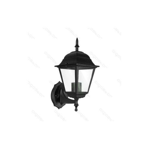 8433325207540 - AGS - wandlampe gartenlaterne E27 aussen IP44 schwarz aigostar