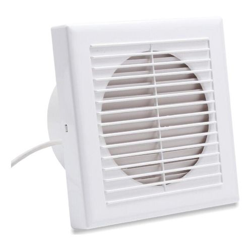 0726502702999 - wolketon Badlüfter Ventilator Wandlüfter Mit Rückflussleitblech 100mm Deckenlüfter Bad - Weiß