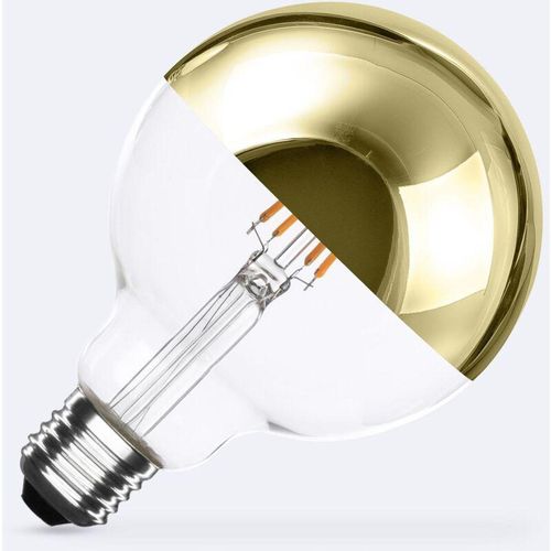 8445044176298 - LED-Glühbirne Filament E27 6W 600 lm G95 Gold Reflect No Flicker 2200K Warmweiß