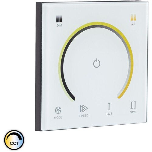 8445044106080 - Ledkia - Wand-Controller Dimmbar Touch für LED-Streifen 12 24V dc cct 36 mm - 36 mm
