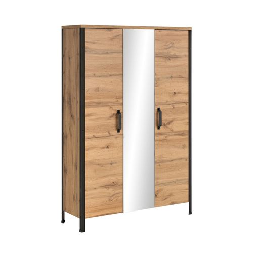 4027181112304 - Schuhschrank Hako mit 2 Türen und Spiegel 4027181112304 - Schuhschrank Hako mit 2 Türen und Spiegel