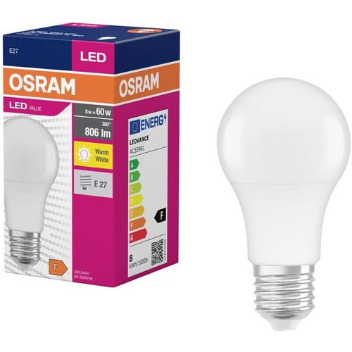 4099854109775 - 4099854109775 led eek f (a - g) E27 Glühlampenform 85 w = 60 w Warmweiß (ø x h) 60 mm x 60 mm - Osram