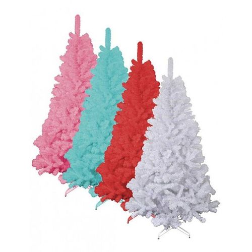 4250407382407 - Buri - künstlicher Weihnachtsbaum weiß blau rot pink 120-210cm - 210cm weiß