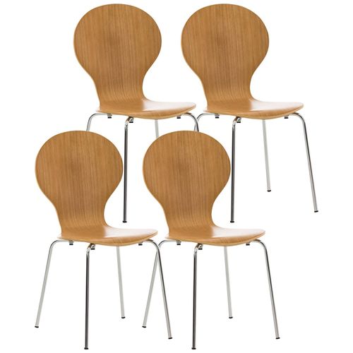 4251152636579 - 4x Stapelstuhl DIEGO l Ergonomisch geformter Konferenzstuhl mit Holzsitz und Metallgestell I Stapelbarer Stuhl mit pflegeleichter Sitzfläche 4251152636579 - 4x Stapelstuhl DIEGO l Ergonomisch geformter Konferenzstuhl mit Holzsitz und Metallgestell I Stapelbarer Stuhl mit pflegeleichter Sitzfläche