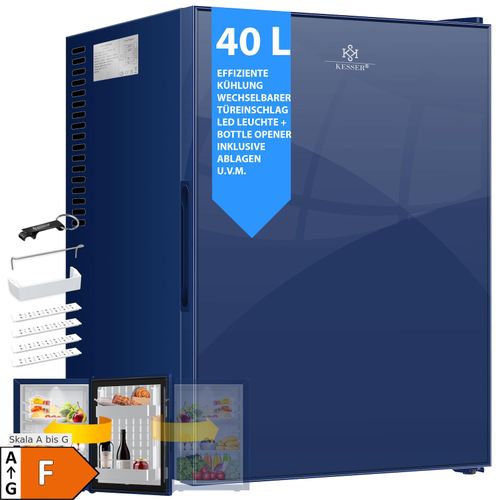 4255598327220 - KESSER® Minikühlschrank mit Schloss Minibar 40 Liter Nutzinhalt Leise 22db Abschließbar Schlafzimmer Wechselbarer Türanschlag ca 4°-16°C Höhe 57cm Innenbeleuchtung Tisch-Kühlschrank 4255598327220 - KESSER® Minikühlschrank mit Schloss Minibar 40 Liter Nutzinhalt Leise 22db Abschließbar Schlafzimmer Wechselbarer Türanschlag ca 4°-16°C Höhe 57cm Innenbeleuchtung Tisch-Kühlschrank