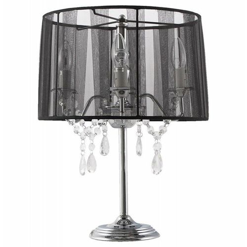 3665884029034 - - Deko-Tisch- oder Nachttischlampe costes kokoon - schwarz - noir