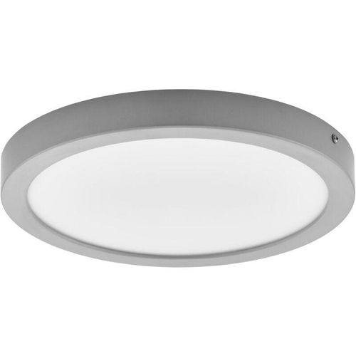 9002759756369 - LED Deckenleuchte Idun 2 runde Deckenlampe Deckenbeleuchtung aus Metall und Kunststoff in Silber und Weiß Lampe für Wand und Decke