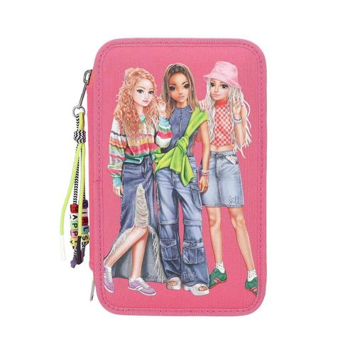 4010070675240 - 3-Fach Federtasche mit Stifte TOPModel 205 x 143 cm 4010070675240 - 3-Fach Federtasche mit Stifte TOPModel 205 x 143 cm